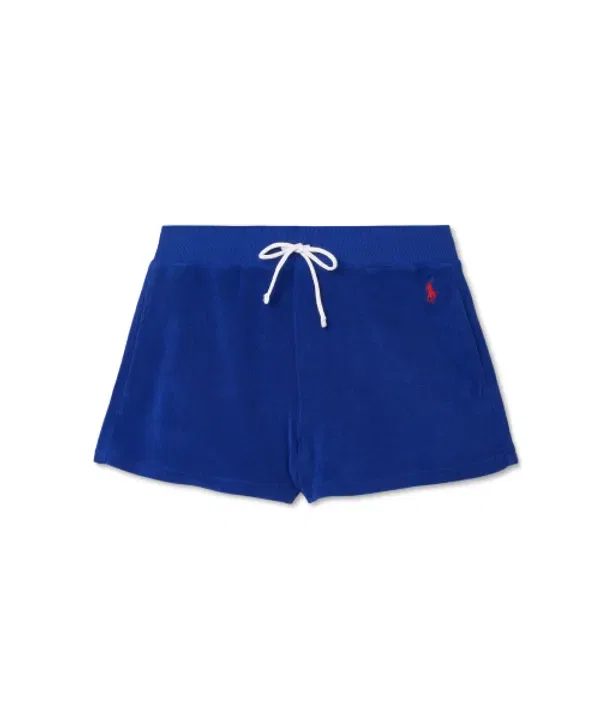 Шорты с завязкой из махры, Polo Ralph Lauren, синий
