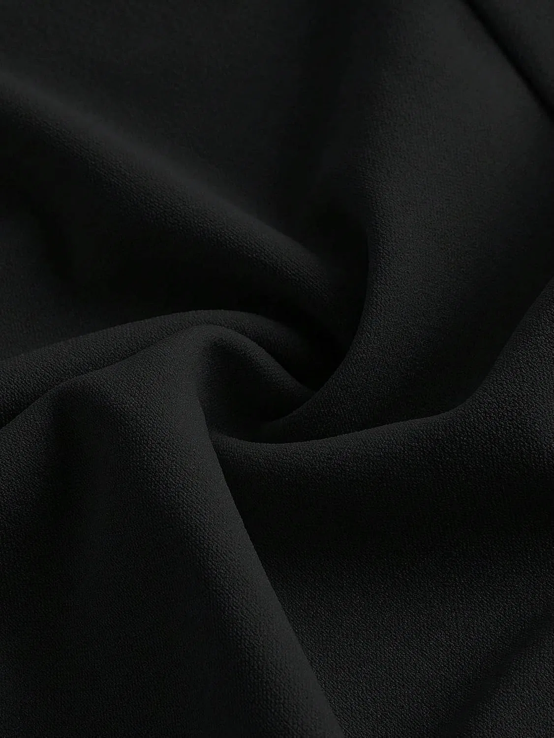 Женское элегантное платье-карандаш миди с асимметричным вырезом, Black — фото 4