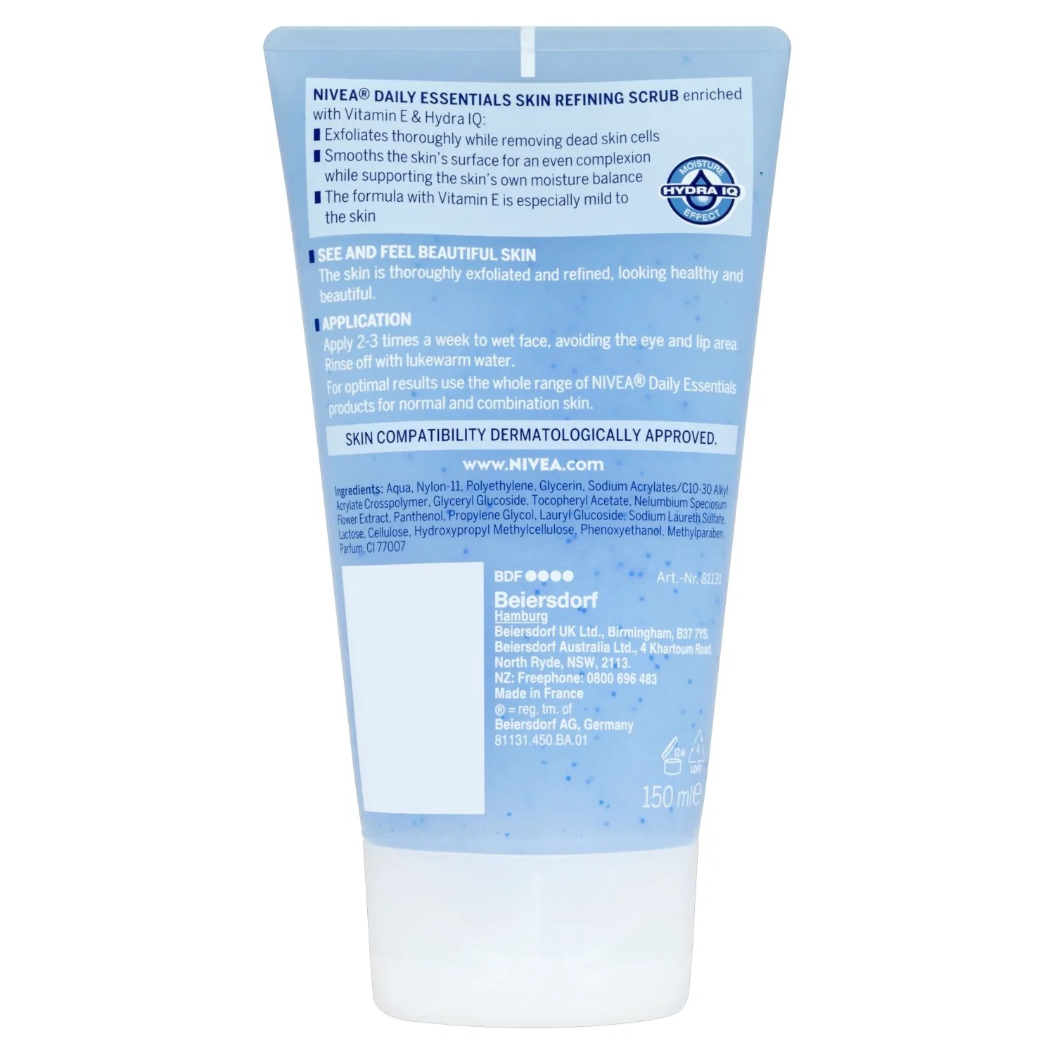 Скраб для лица Nivea Daily Essentials, 150 мл — фото 2