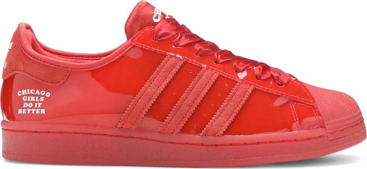 

Кроссовки Adidas Fat Tiger Workshop x Superstar 'Chicago Girls Do It Better', красный