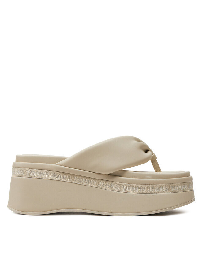 

Шлепанцы Tommy Jeans Chancletas Tjw Wedge Sandal, бежевый