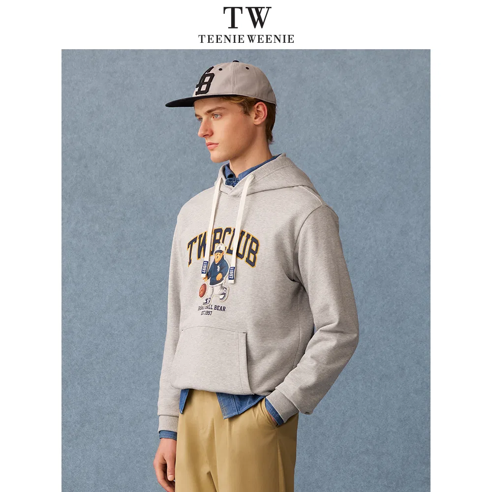 Детская толстовка унисекс с принтом Evergreen Collection Teenie Weenie Men, Medium Gray — фото 4