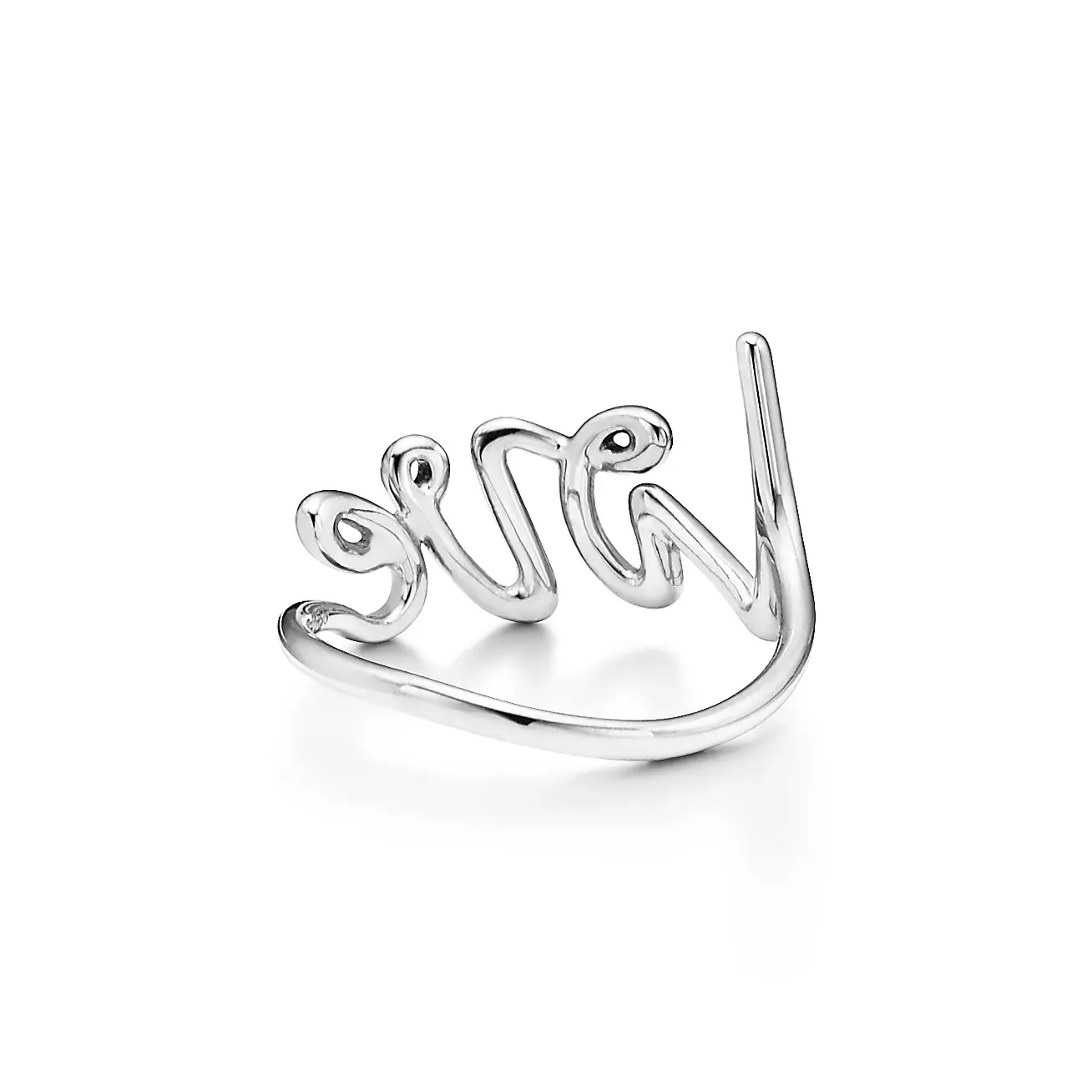 Кольцо Tiffany & Co. x Paloma Picasso Love, серебро — фото 3