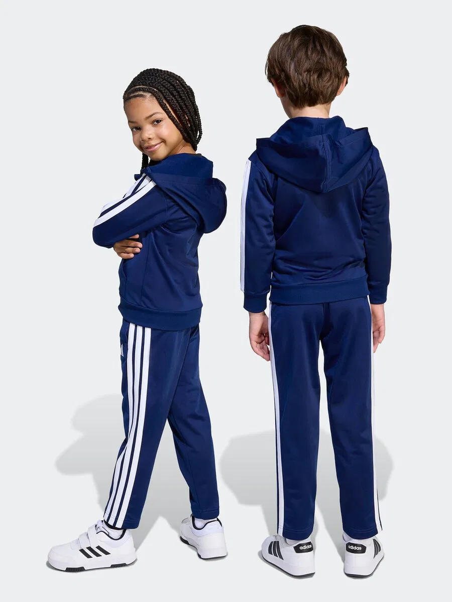 Спортивный костюм ADIDAS SPORTSWEAR "Essentials" темно-синего цвета — фото 4