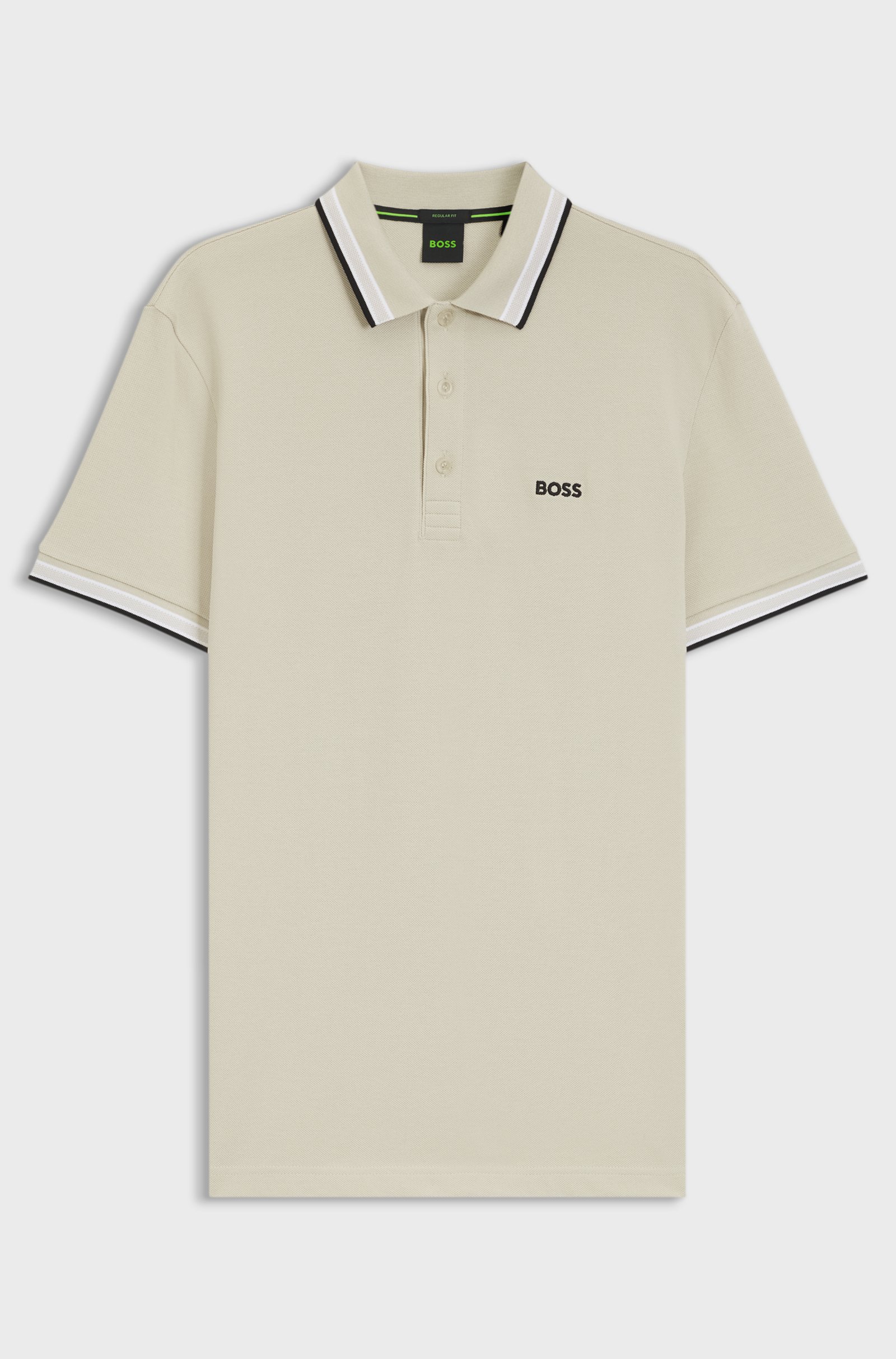 

Футболка Boss Paddy In Cotton Pique, светло-бежевый