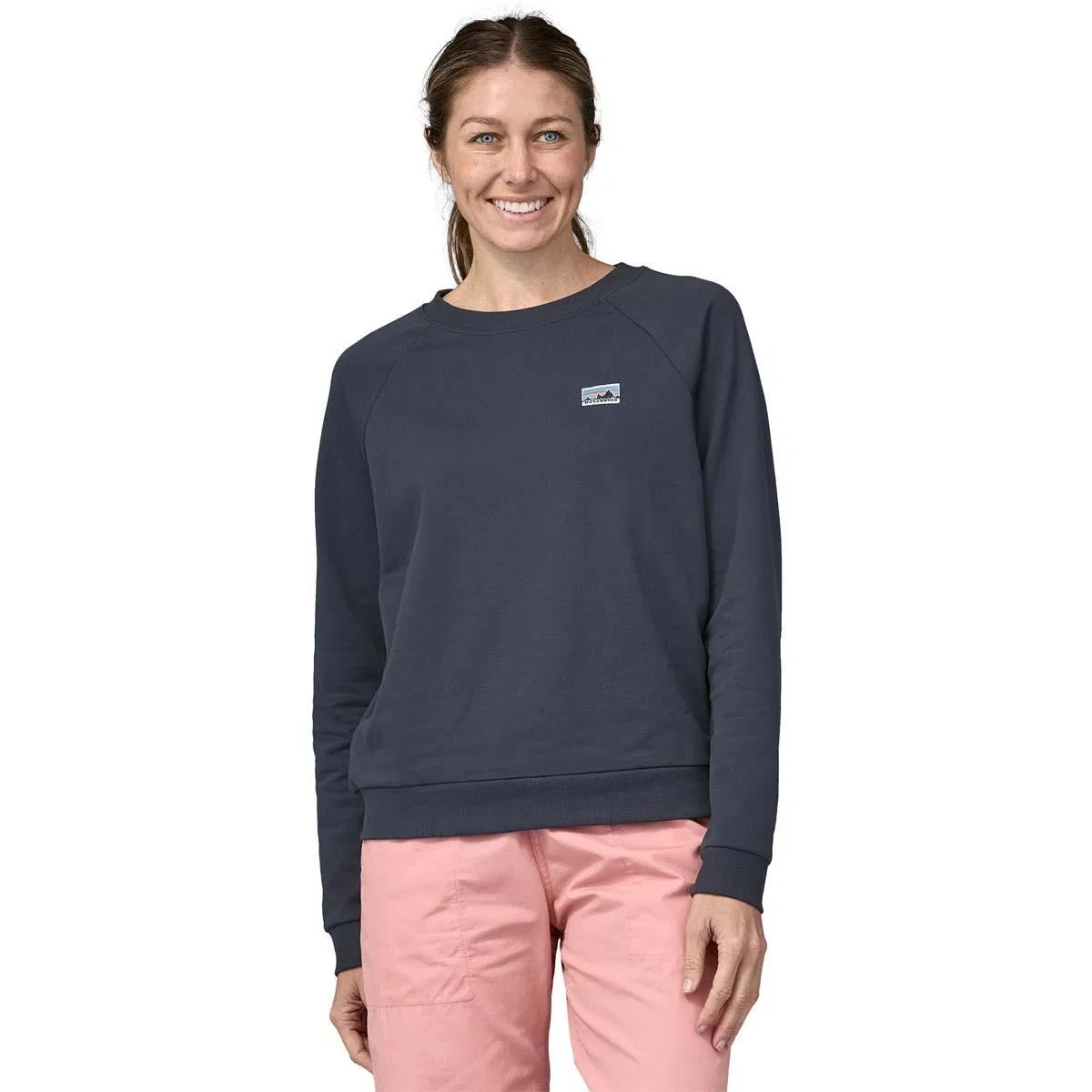 Свитшот женский из органического хлопка Essential Patagonia, Smolder Blue
