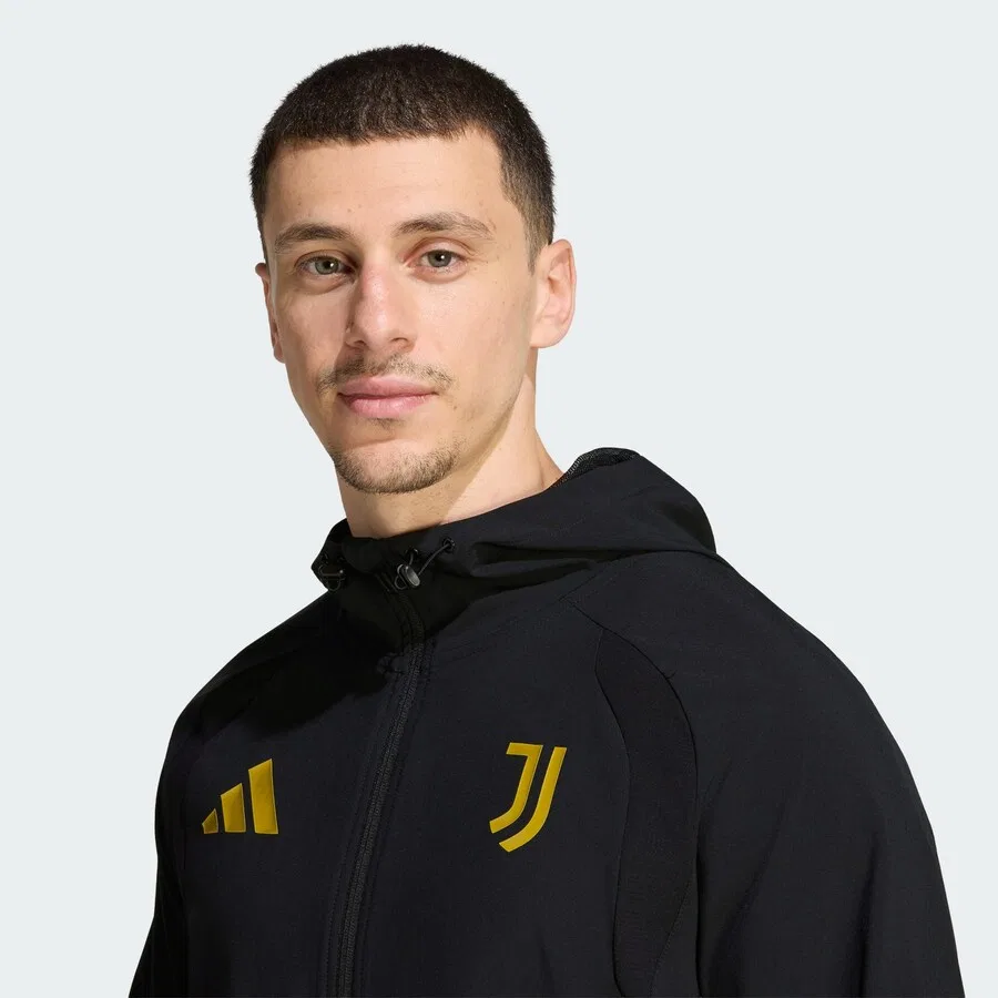 Спортивная куртка ADIDAS PERFORMANCE 'Juventus Turin Tiro' черного цвета — фото 3