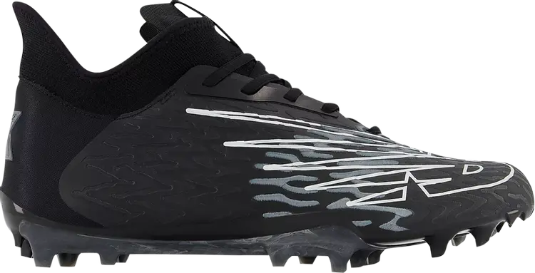 

Бутсы New Balance Burn X3 2E Wide 'Black Grey', черный