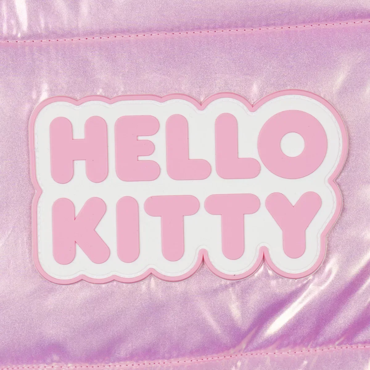 Детское пальто-пуховик для девочек с принтом Hello Kitty, Hello Kitty, Shiny Pink — фото 3