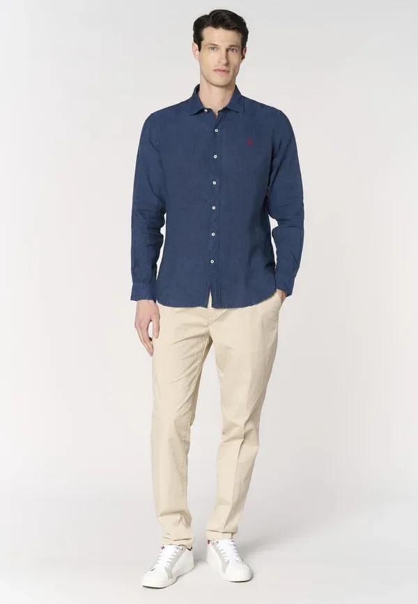Рубашка дышащая Shirt U.S. Polo Assn., Blu, синий — фото 2
