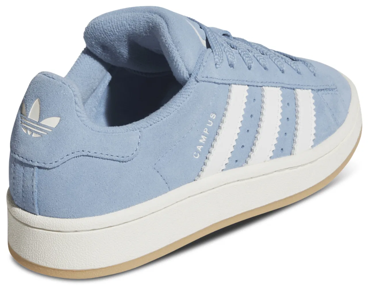 Детские кроссовки для мальчиков с кожаным верхом Campus 00s adidas, Ash Blue/White — фото 3