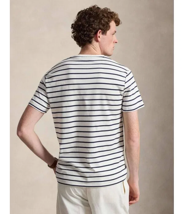 Мужская футболка Slim Fit Polo Ralph Lauren, белый — фото 2
