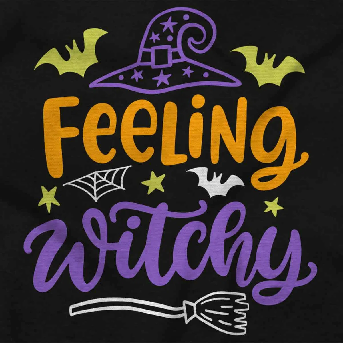 Детское боди с коротким рукавом Magic Feeling Witchy Brisco Brands, Black — фото 2