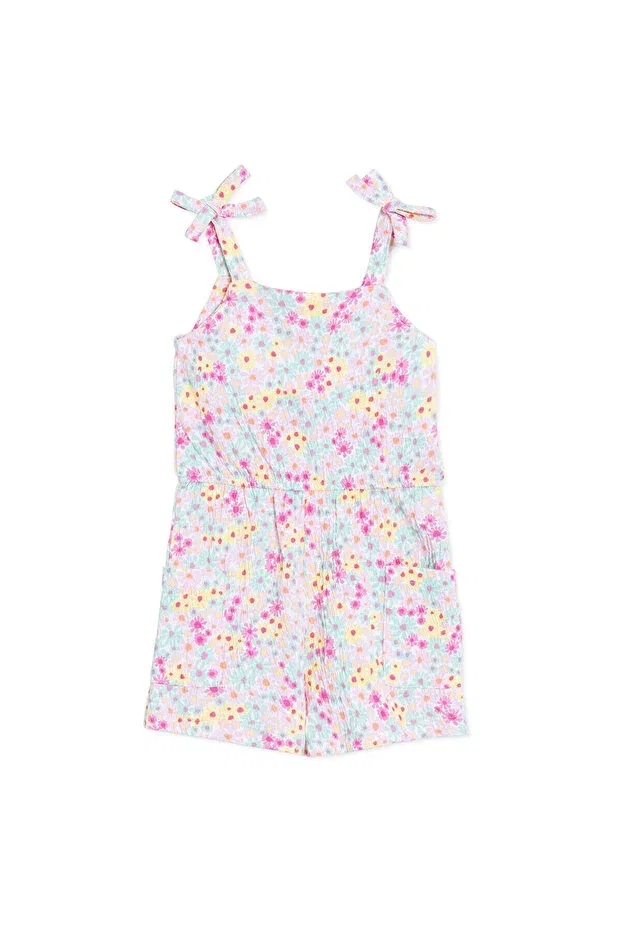 Детский комбинезон для девочек с принтом Hellobaby, Ecru Printed Ebebek Hello Baby