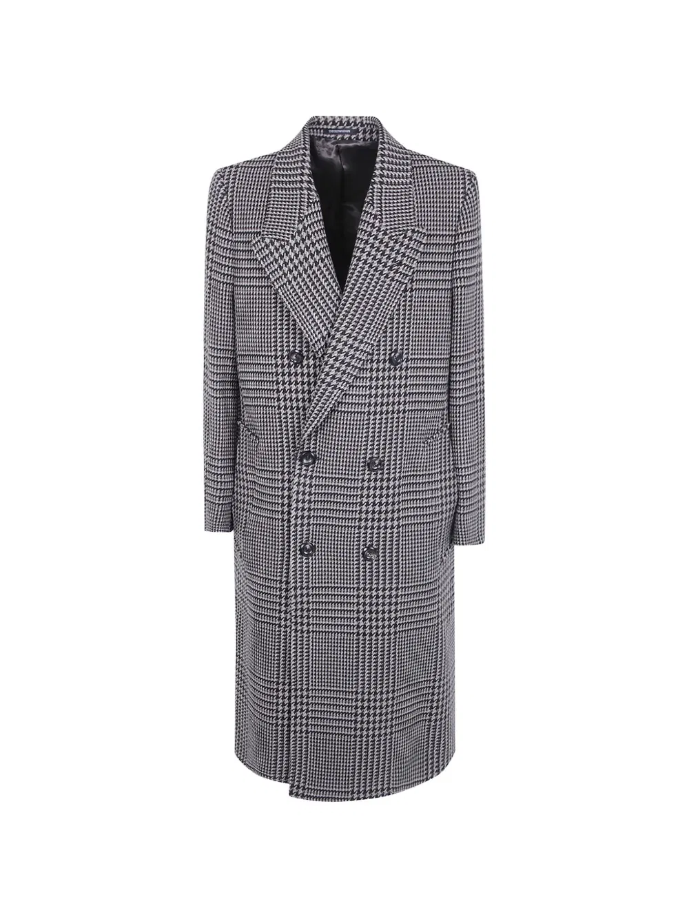 Пальто двубортное Emporio Armani, серый
