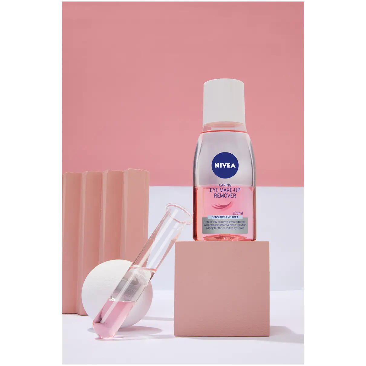 Средство для снятия макияжа Nivea — Ухаживающее двухфазное с глаз, 125 мл — фото 4