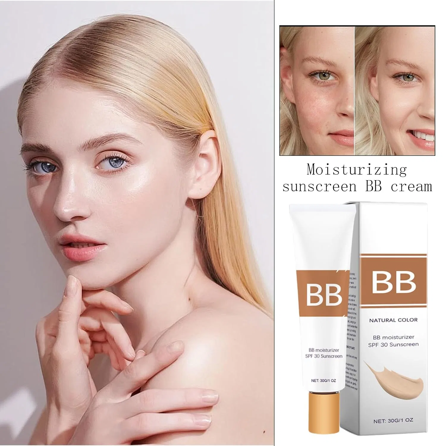 BB Cream увлажняющий, Natural colour Générique — фото 3