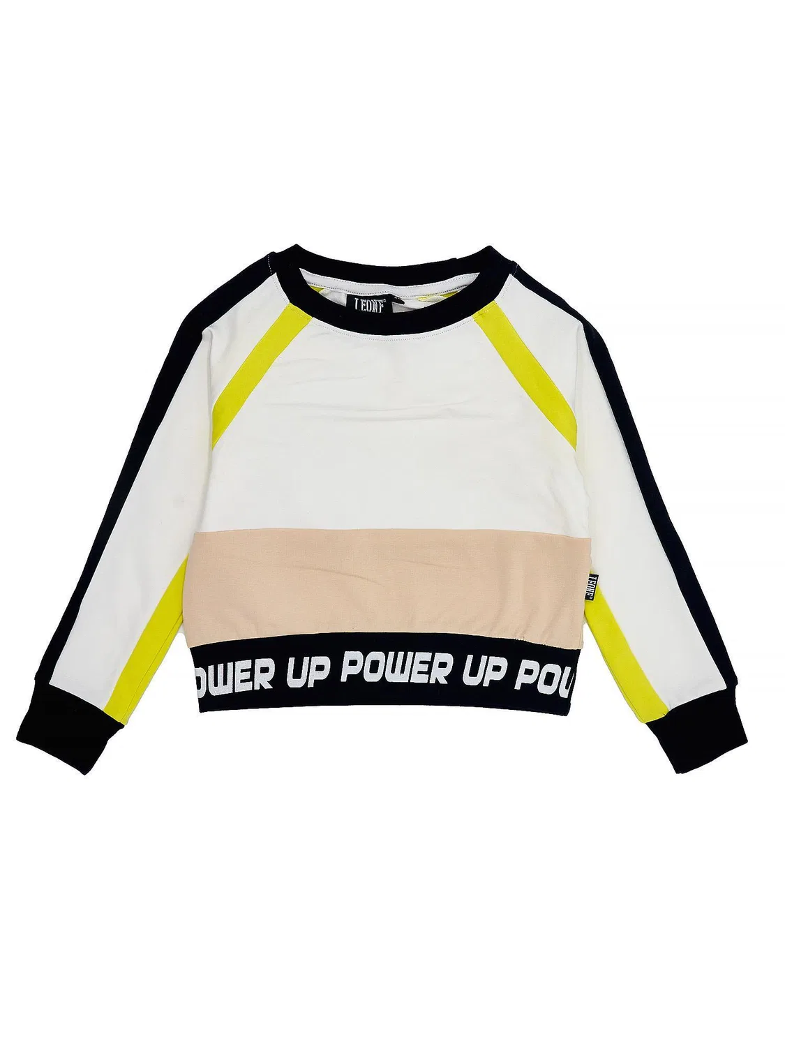 Детский свитшот с длинным рукавом Neon Leone 1947 Apparel, Weiss