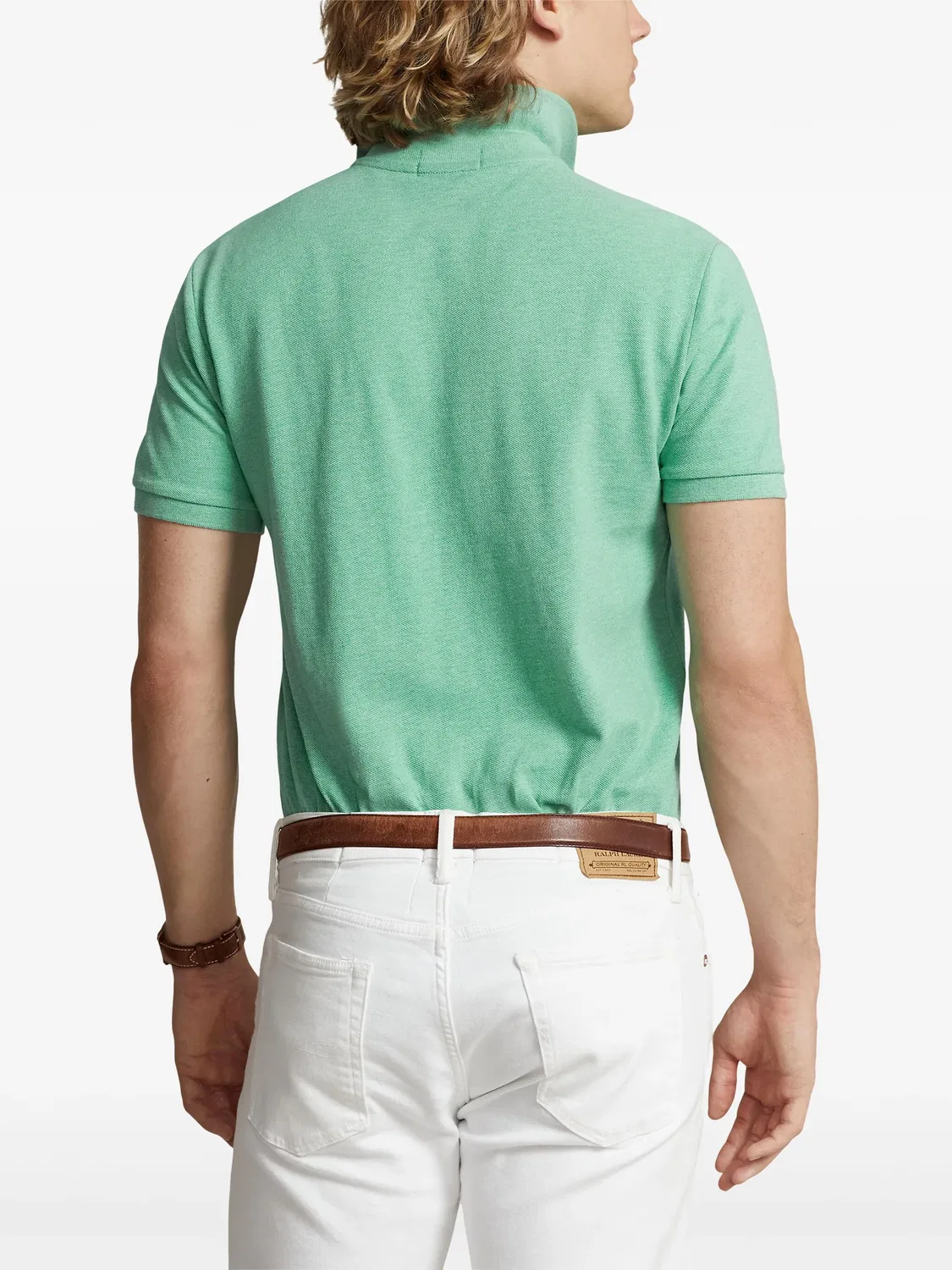 Рубашка поло с вышивкой Polo Pony Polo Ralph Lauren, зеленый — фото 4