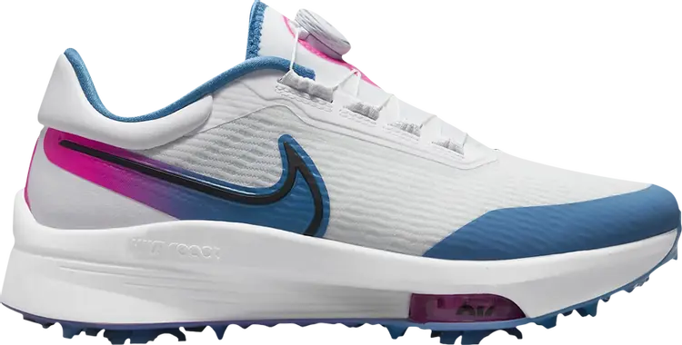 

Бутсы Nike Air Zoom Infinity Tour NEXT% Boa Wide 'White Aurora Blue Pink Blast', белый