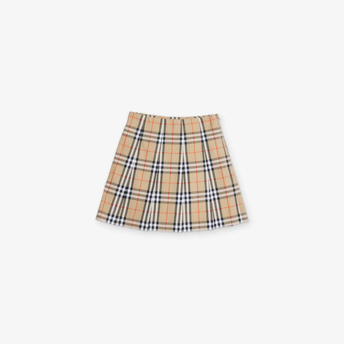 Плиссированная клетчатая хлопковая юбка Gabrielle, 4-14 лет Burberry
