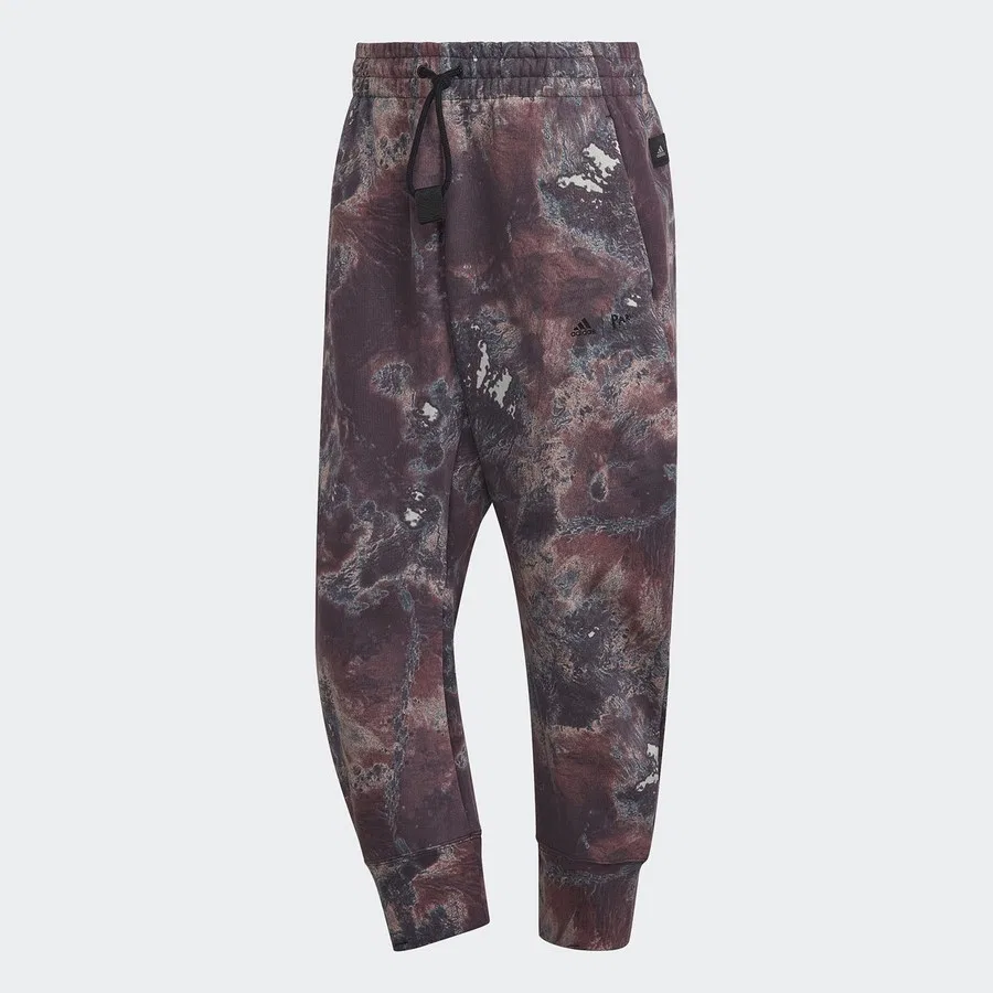Спортивные брюки 7/8 с принтом U Prly Pnts, adidas, Хаки — фото 2