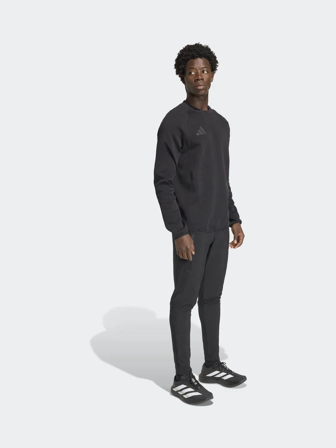 Свитшот футбольный Tiro Travel adidas, черный — фото 4