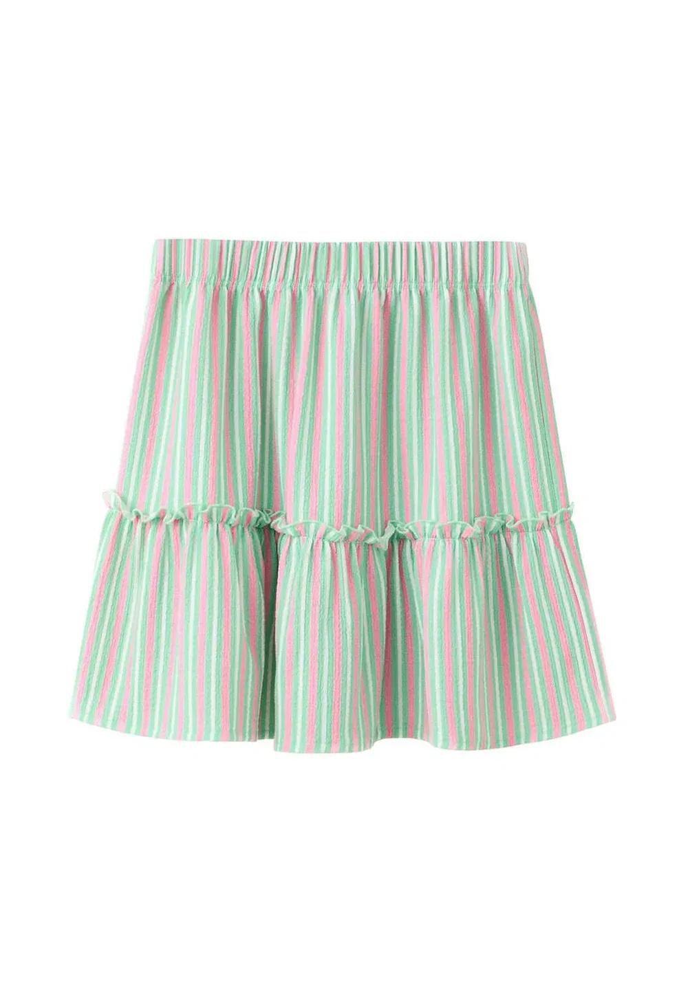 Детская юбка А-силуэта Mango Kids, Pink Green — фото 2