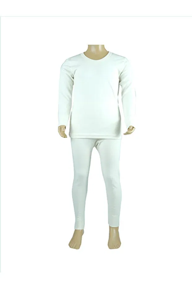 Детское термобелье для мальчиков хлопковое Interlok Generic Brands, Cream