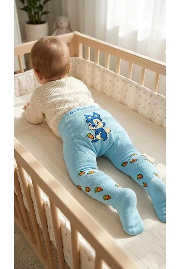 Детские колготки для девочек хлопковые 2 шт Miniday Baby, Blue