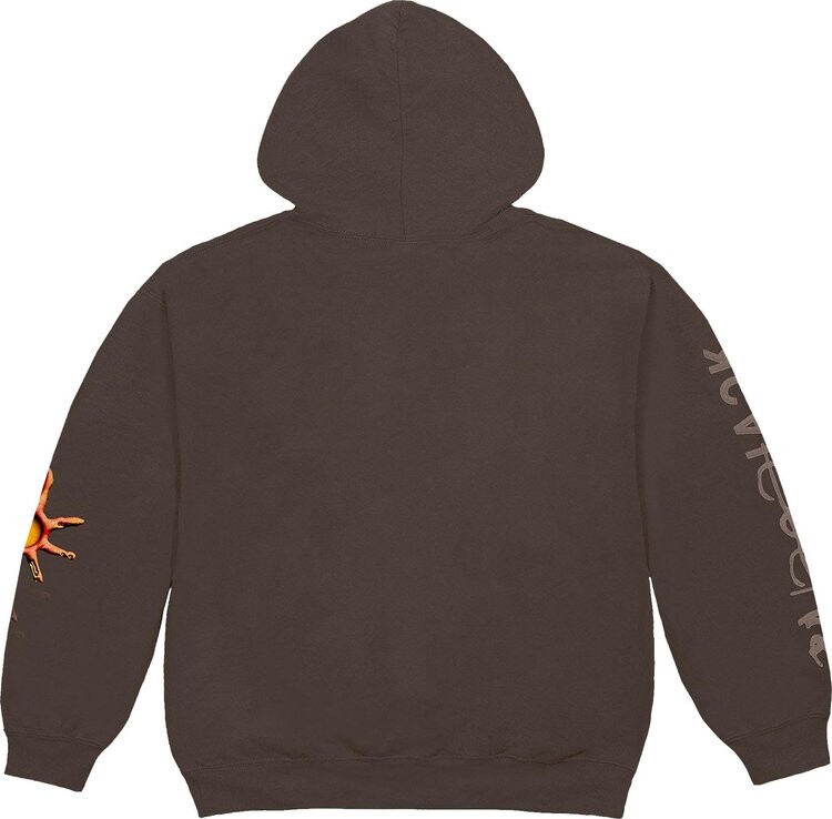 Худи Cactus Jack by Travis Scott Reverse Dog Zip Up Hoodie 'Brown', коричневый — фото 3