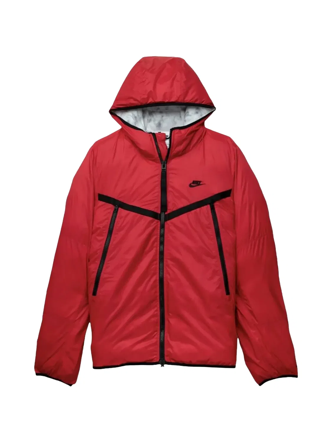 Куртка с капюшоном и логотипом Nike, красный