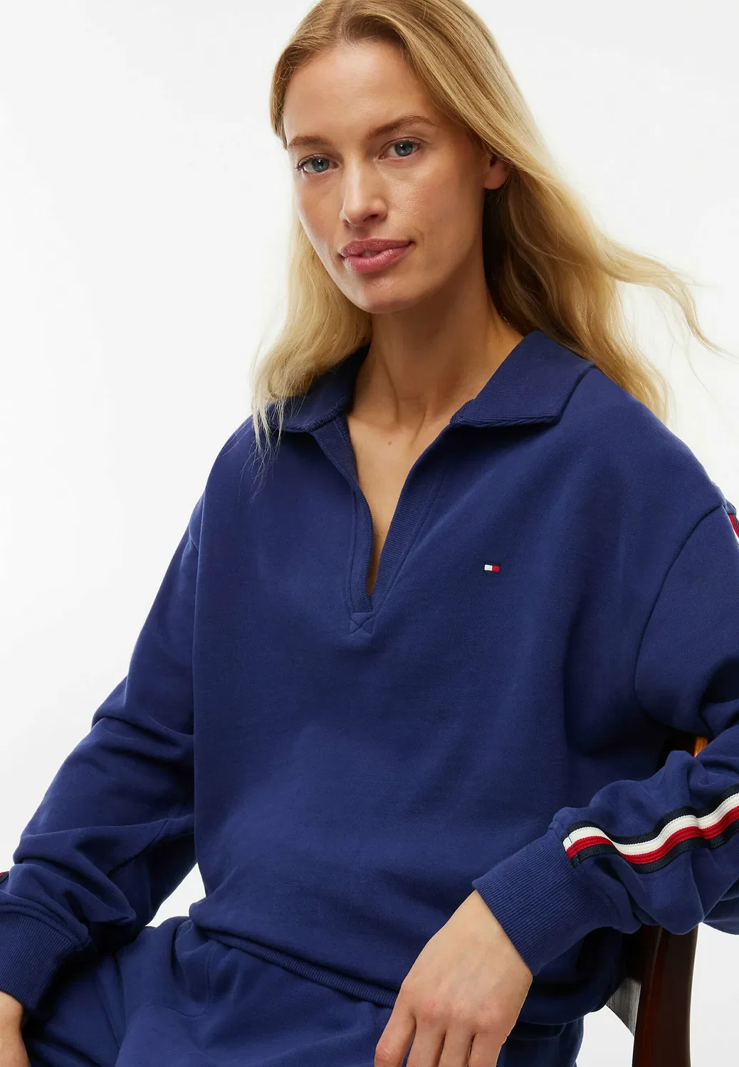 Rugby global - пижамная футболка Tommy Hilfiger, Blue Ink — фото 4