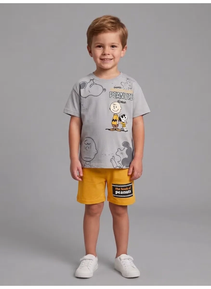Комплект футболка и шорты с принтом Peanuts Zara