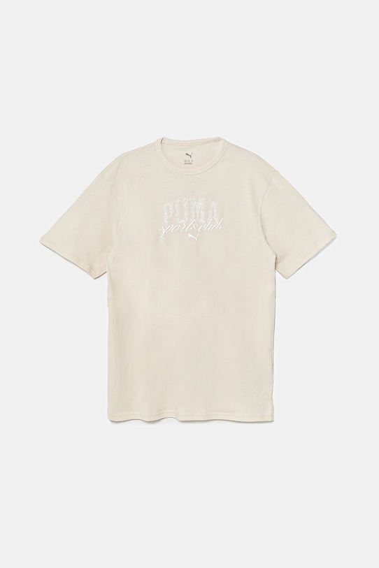 

Детская хлопковая футболка CLASS Tee II G Puma, бежевый