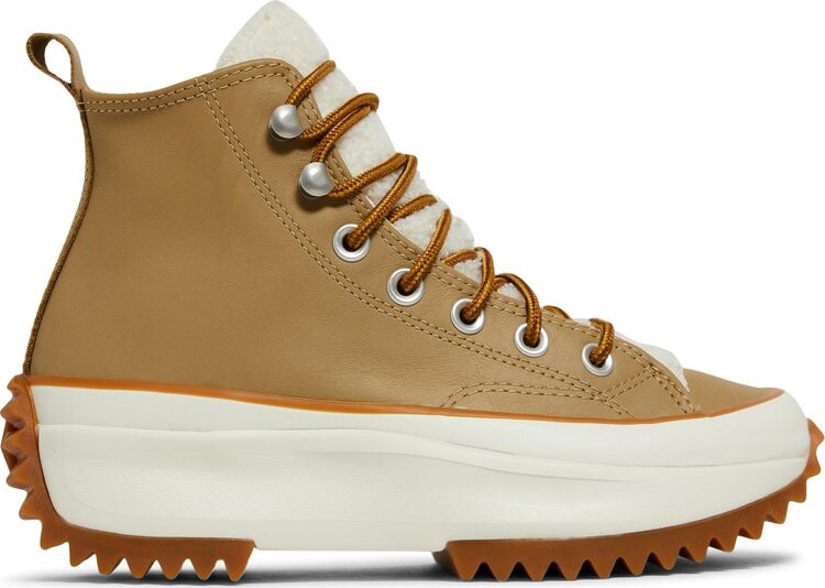Кроссовки Converse Wmns Run Star Hike High Sherpa - Nomad Khaki, коричневый