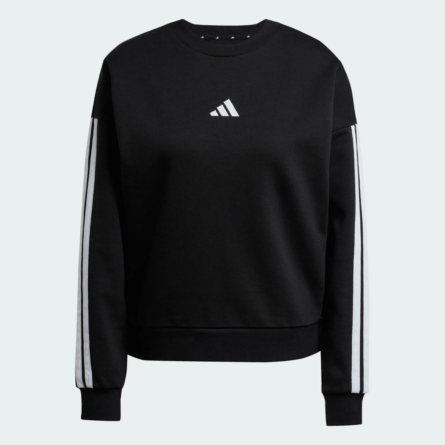 Мужской свитшот с длинным рукавом Essentials 3-Streifen Adidas, Schwarz Weiss — фото 2