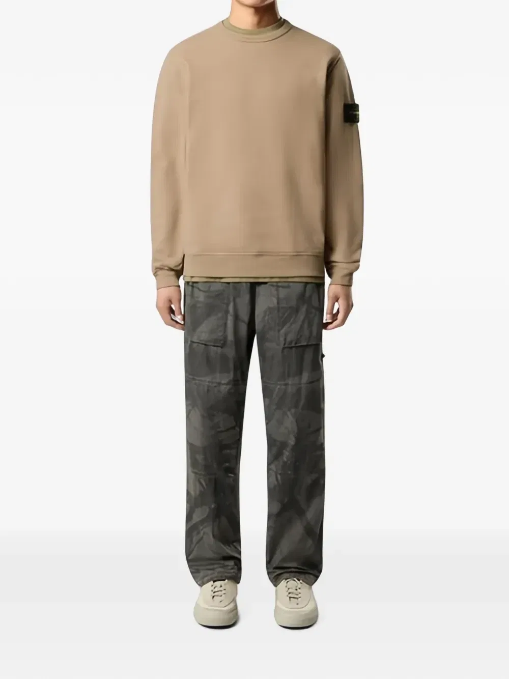 Толстовка 6100049 из органического хлопка Stone Island, бежевый — фото 2