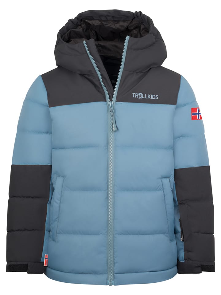 

Стеганая куртка Trollkids Steppjacke Narvik, светло-синий