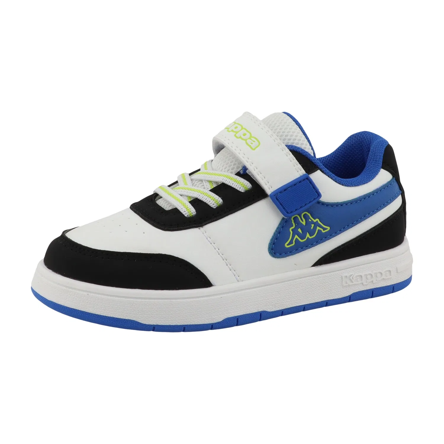 Детские кроссовки на шнуровке Kappa, Black-White-Royal