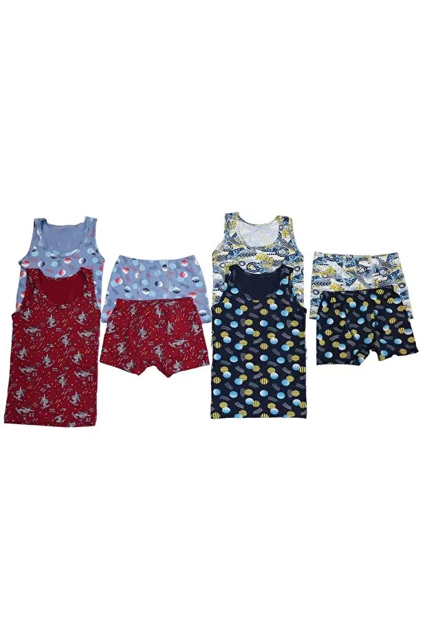 Детский комплект боксеров для мальчиков 4 предмета Poli Underwear, Mixed
