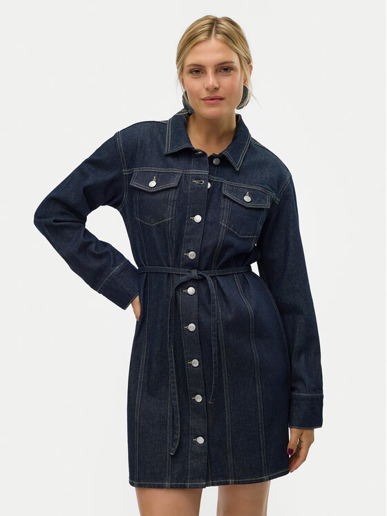 

Джинсовое платье стандартного кроя Vero Moda, синий