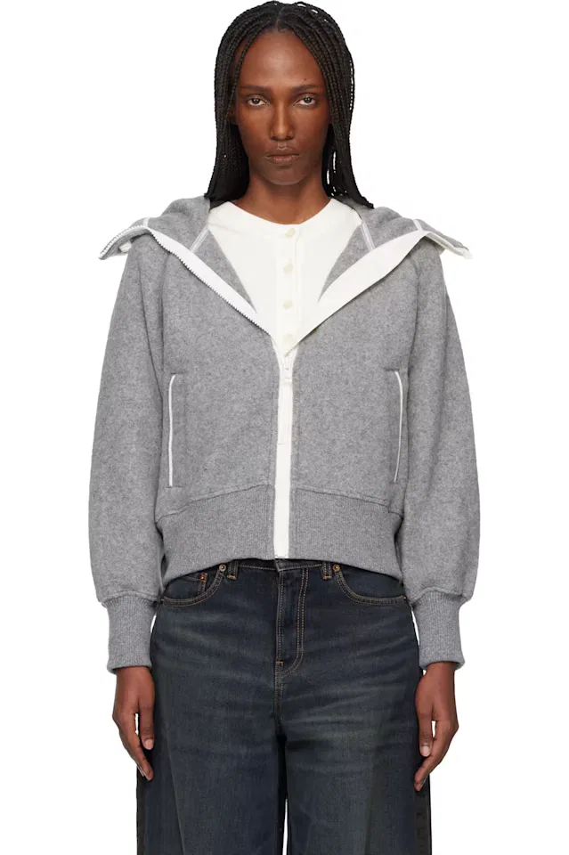 Серая куртка-бомбер White Label Chiliwack Canada Goose