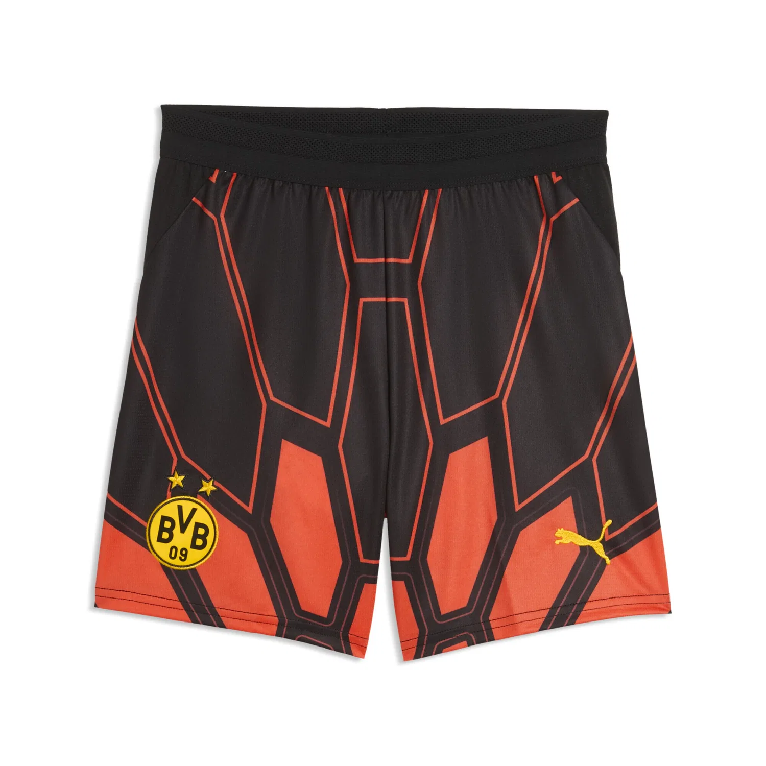Спортивные брюки Puma Regular Workout Pants Borussia Dortmund в неоново-оранжевом цвете