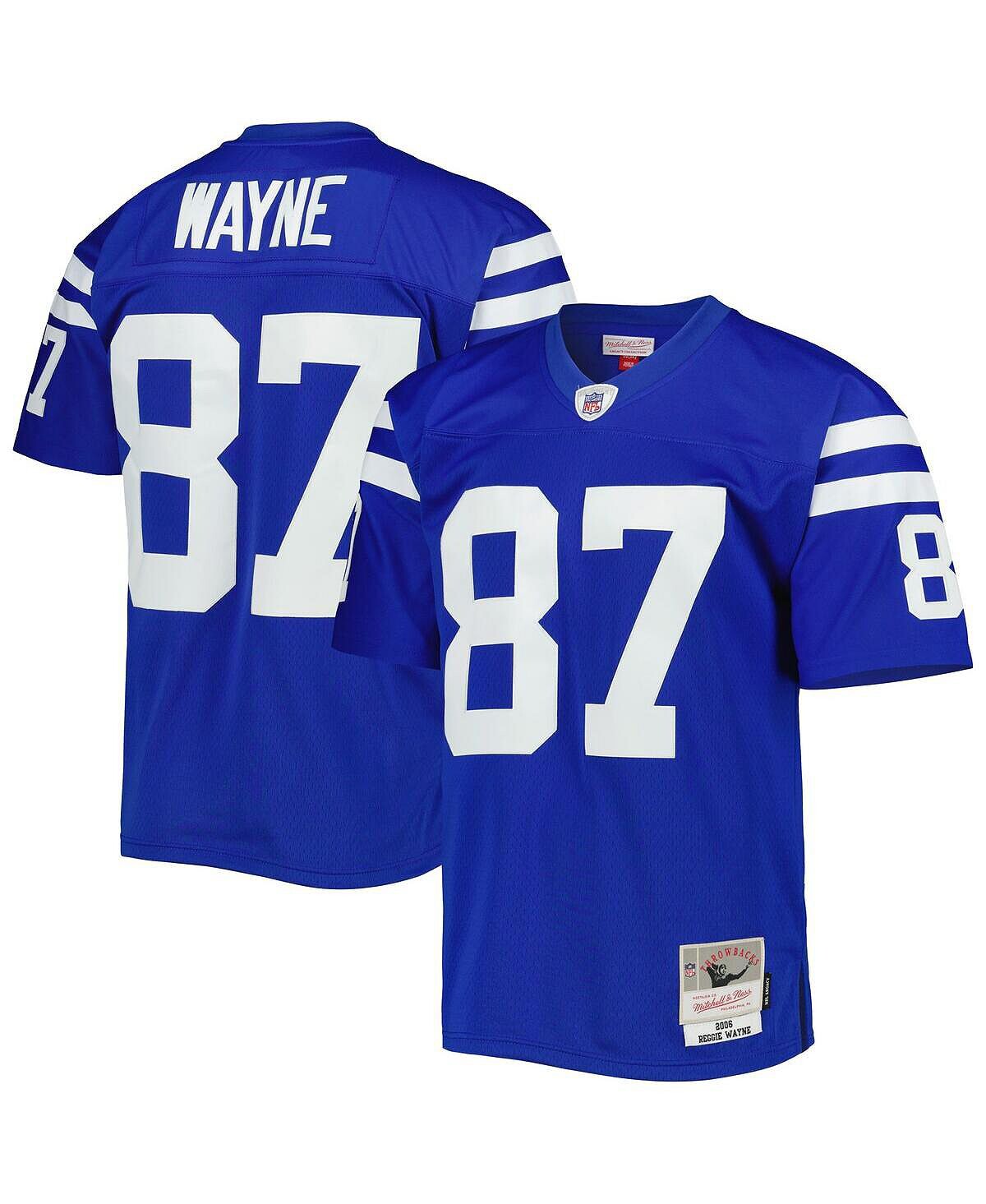 

Мужская копия джерси reggie wayne royal indianapolis colts 2006 legacy Mitchell & Ness