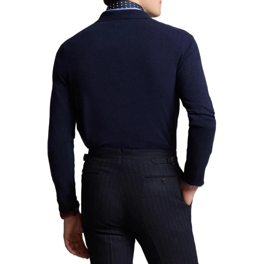 Мужской свитер с круглым вырезом Polo Ralph Lauren, Hunter Dark Blue — фото 3