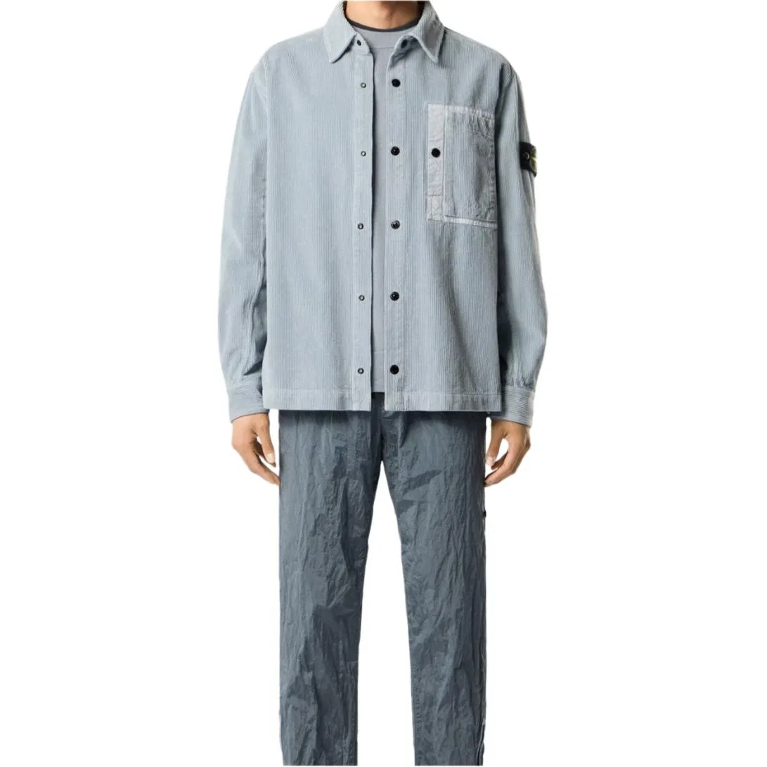 Мужская куртка с лацканами прямого кроя FW26 Jackets STONE ISLAND — фото 4
