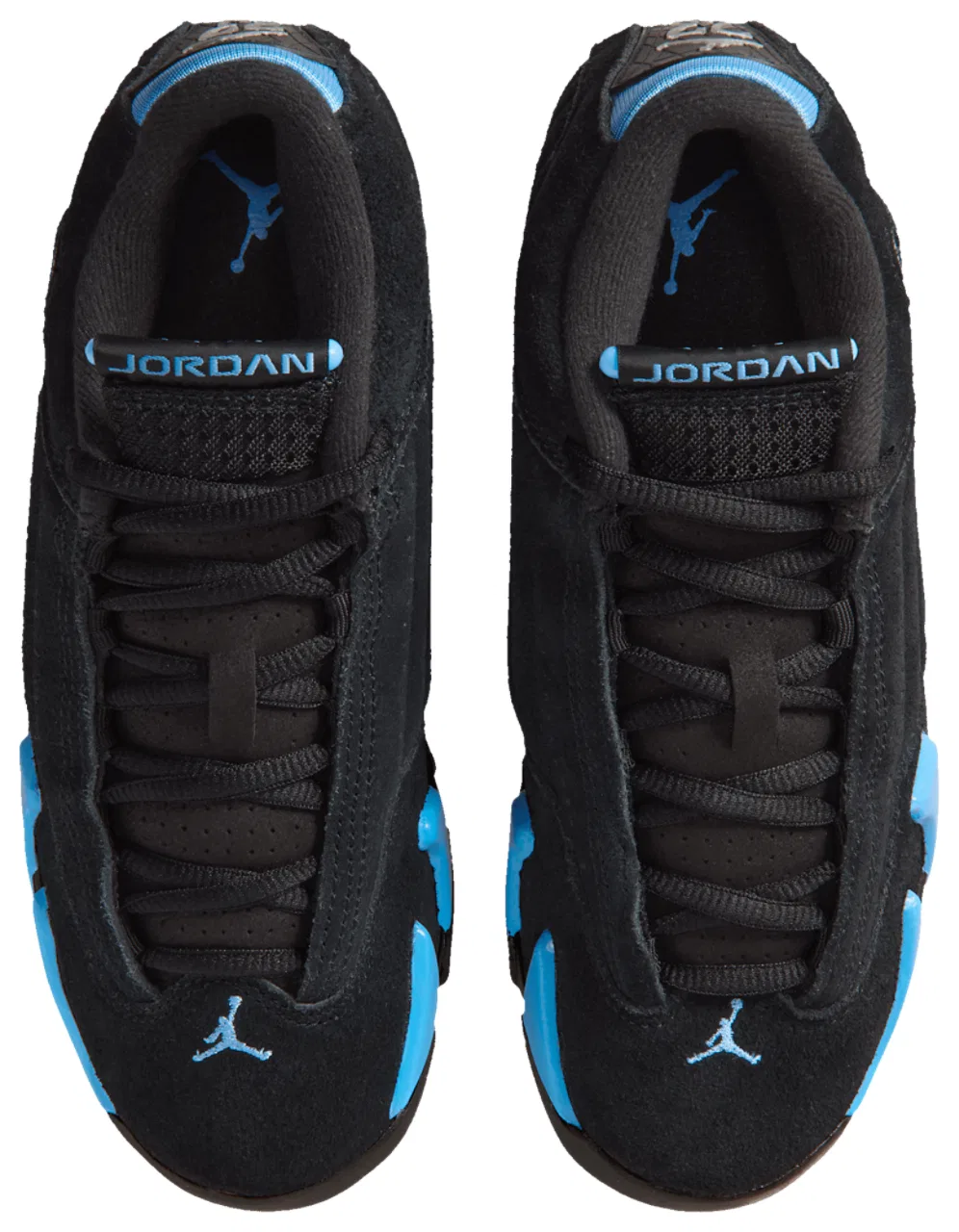 Кроссовки для мальчиков Jordan Retro 14, цвет White/University Blue/Black — фото 4