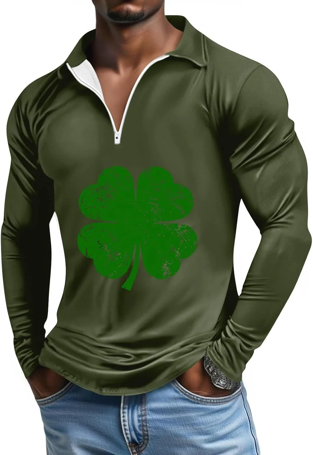 

Футболка St Patricks Day мужская с длинным рукавом