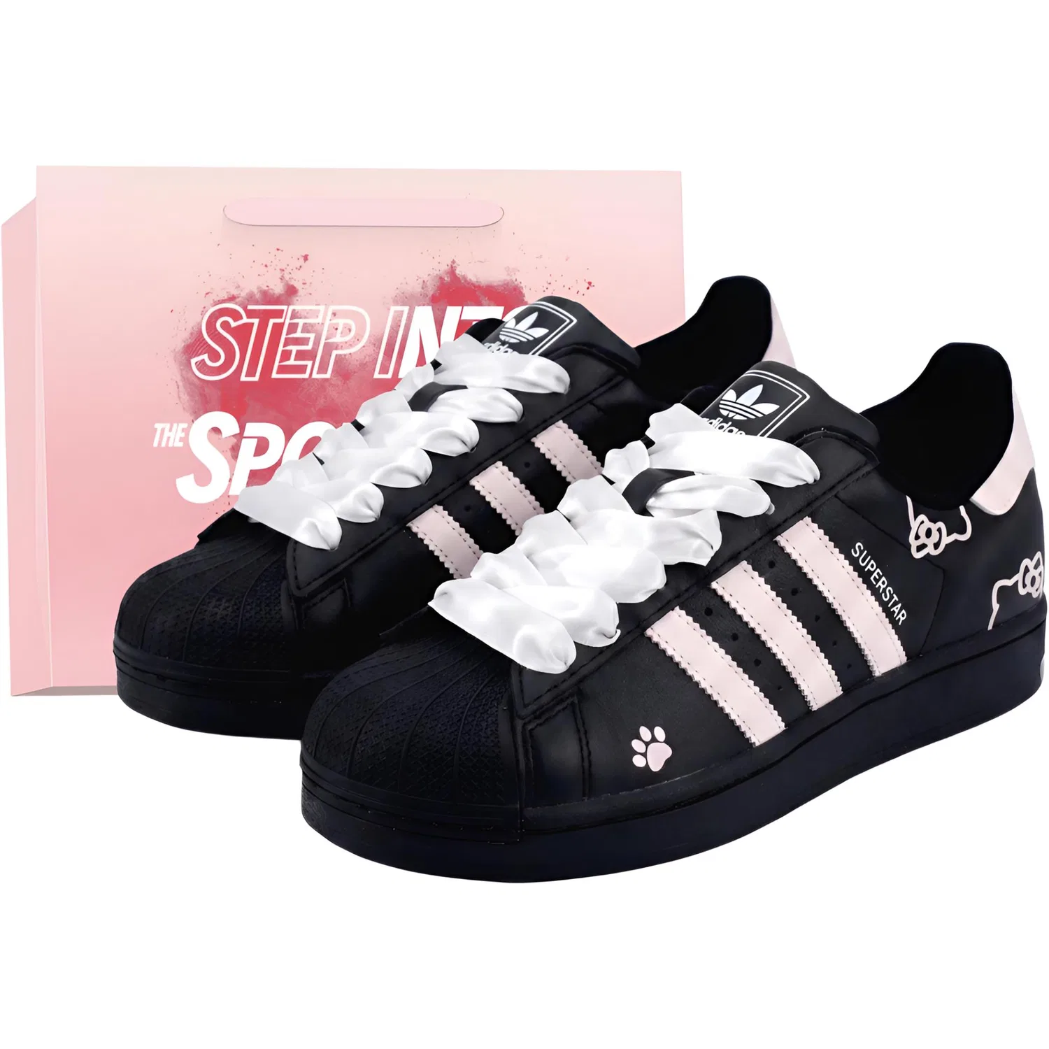 Детские кроссовки для скейтбординга Superstar 2, Adidas Originals, Black